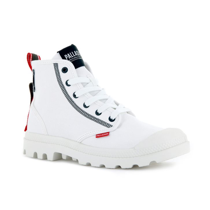 Bottes Palladium Pampa Dare 2 Survive Femme Blanche | FR WSN384J